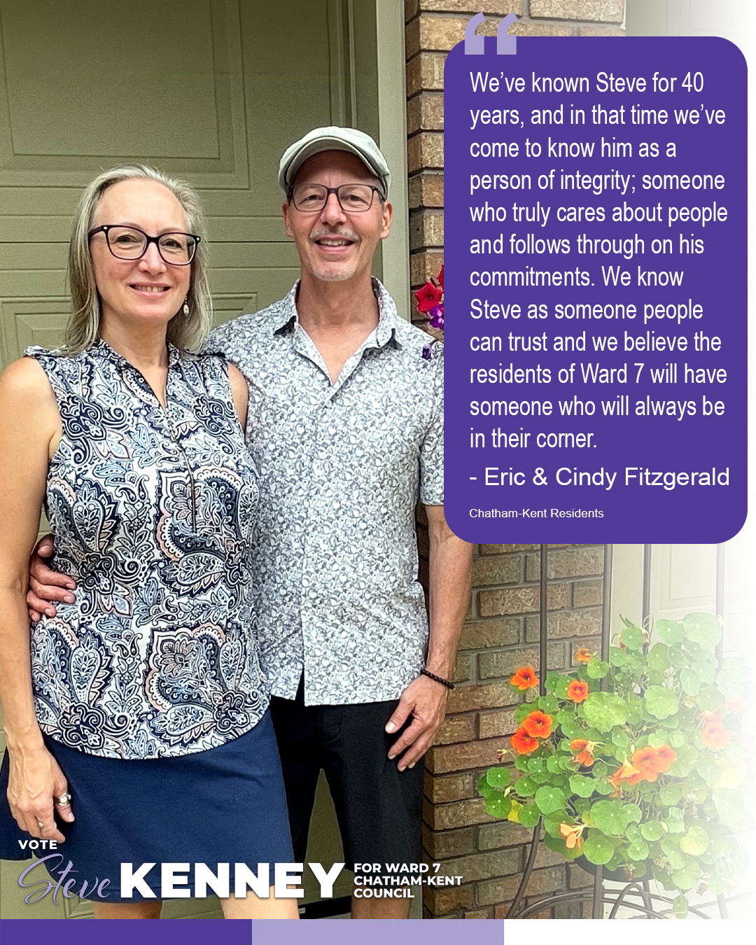 E.C. Fitzgerald Endorsement - Steve Kenney Ward 7