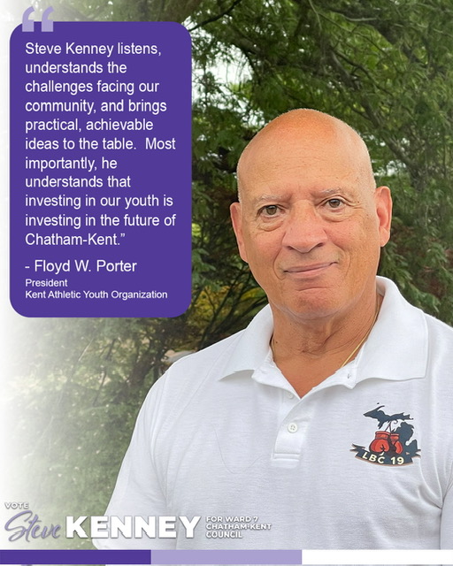 Porter Endorsement - Steve Kenney Ward 7